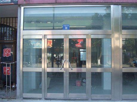 不銹鋼玻璃門