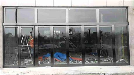 自動不銹鋼玻璃門